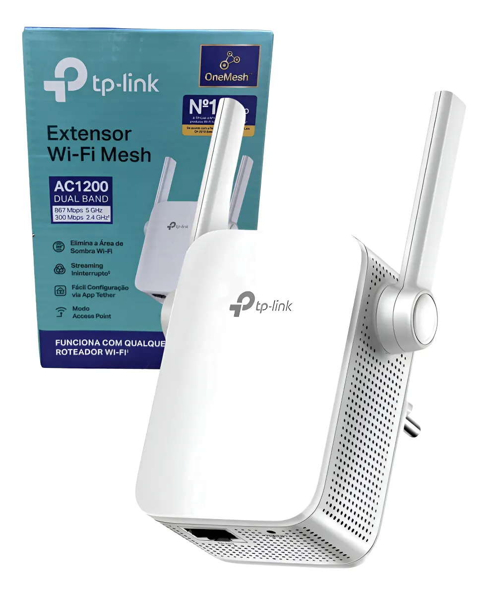 Extensor Wi-Fi Mesh AC1200 - Dual Band - Tp-link