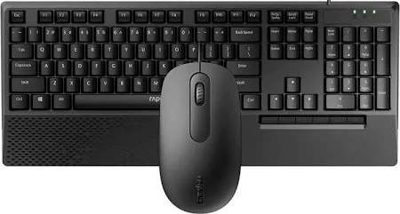 Teclado + Mouse NX2000 com fio – Rapoo