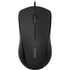 Mouse Óptico com Fio Rapoo N1200 Silent USB – Preto
