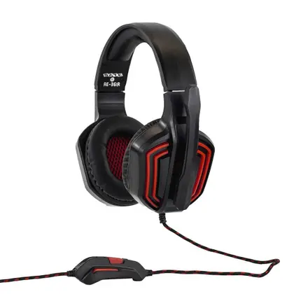 Fone de Ouvido Headset Gamer Sate Preto/Vermelho AE-361R