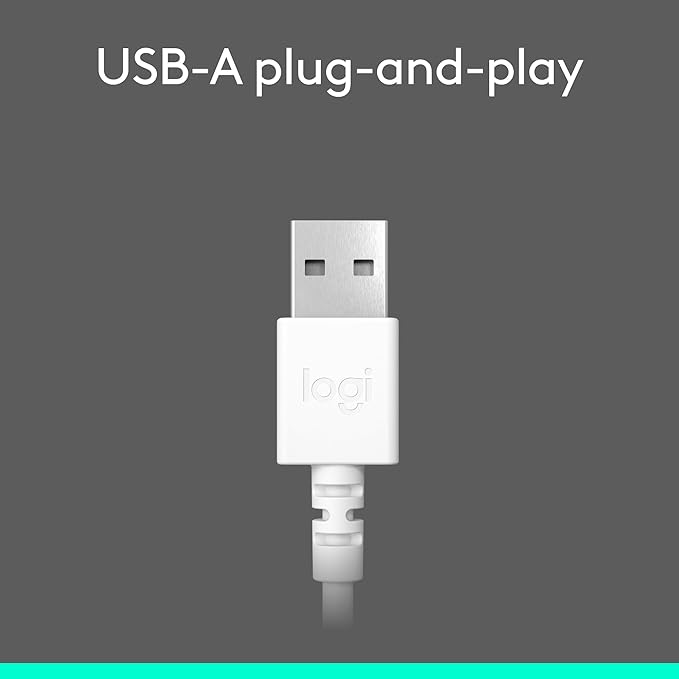 Headset Logitech H390 USB – Conforto Premium, Microfone com Redução de Ruído e Áudio Claro para Trabalho e Estudos - Imagem 5