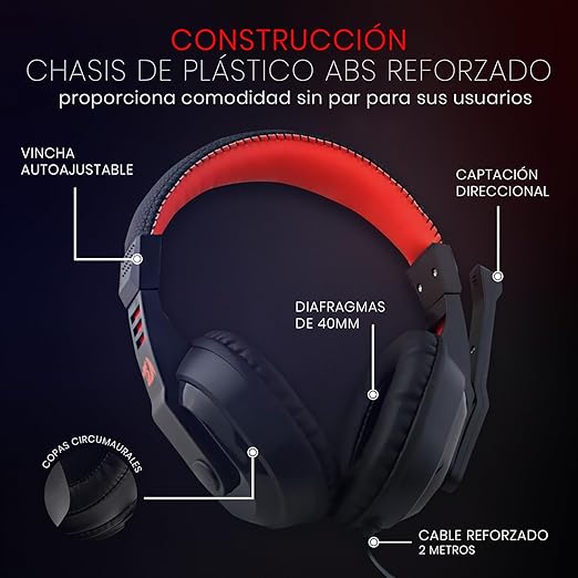 Headset Gamer Redragon Ares H120 - Imagem 6