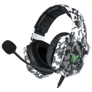 Fone Gamer ONIKUMA K8 – Intra-Auricular, RGB, Microfone com Cancelamento de Ruído