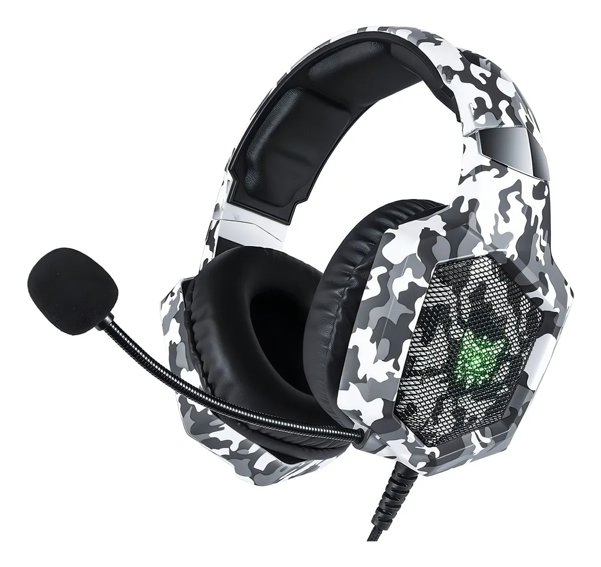 Fone Gamer ONIKUMA K8 – Intra-Auricular, RGB, Microfone com Cancelamento de Ruído