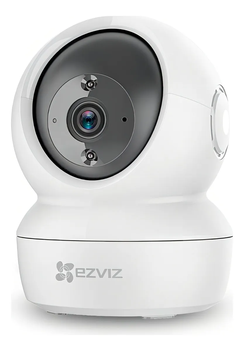 Câmera de Segurança EZVIZ C6N – Wi-Fi, Full HD 1080p, Visão 360°, Visão Noturna – Branca