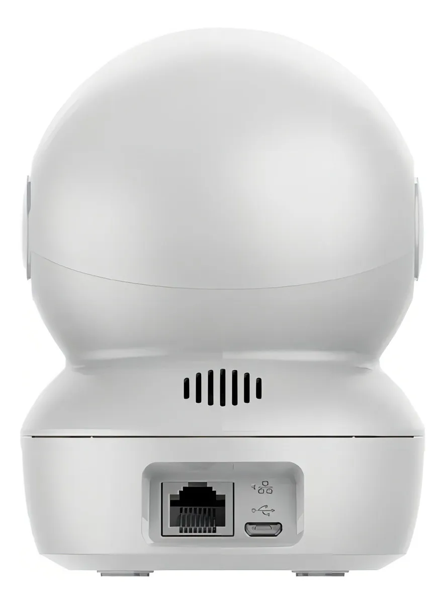 Câmera de Segurança EZVIZ C6N – Wi-Fi, Full HD 1080p, Visão 360°, Visão Noturna – Branca - Imagem 2