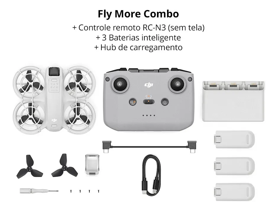 Drone DJI Neo Fly More Combo – Compacto, Inteligente e Pronto para Capturar Momentos Incríveis - Imagem 2