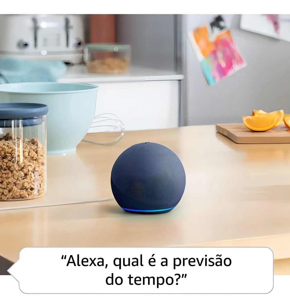 Echo Dot 5ª Geração – Alexa, Bluetooth, Wi-Fi Dual Band – Azul Marinho - Imagem 4