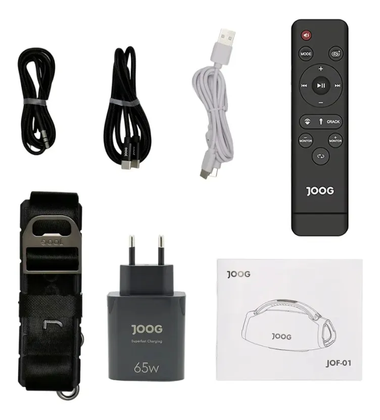 Caixa de Som Joog One HiFi JOF-01 – 200W de Potência, Bluetooth, À Prova d’Água e Função Karaokê - Imagem 4