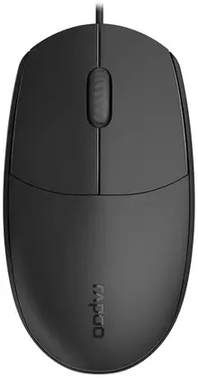Mouse Rapoo N100C Optical – Black (com fio)